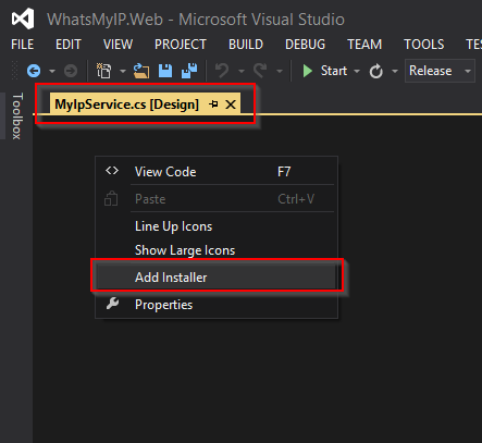 Add Installer