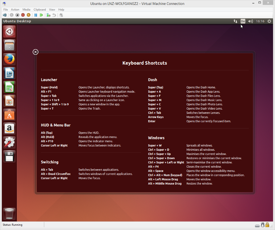 Ubuntu Running