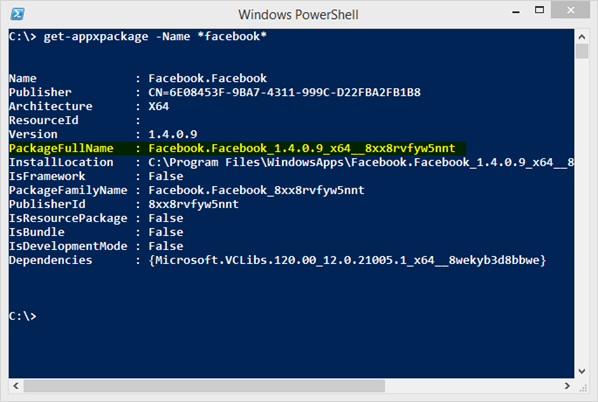 get-appxpackage-facebook