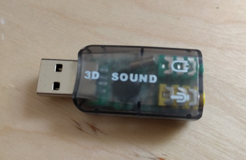 USB audio adapter