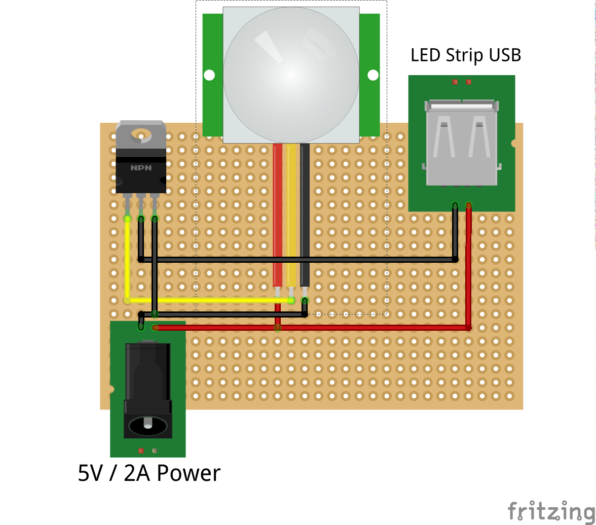 Fritzing schematic