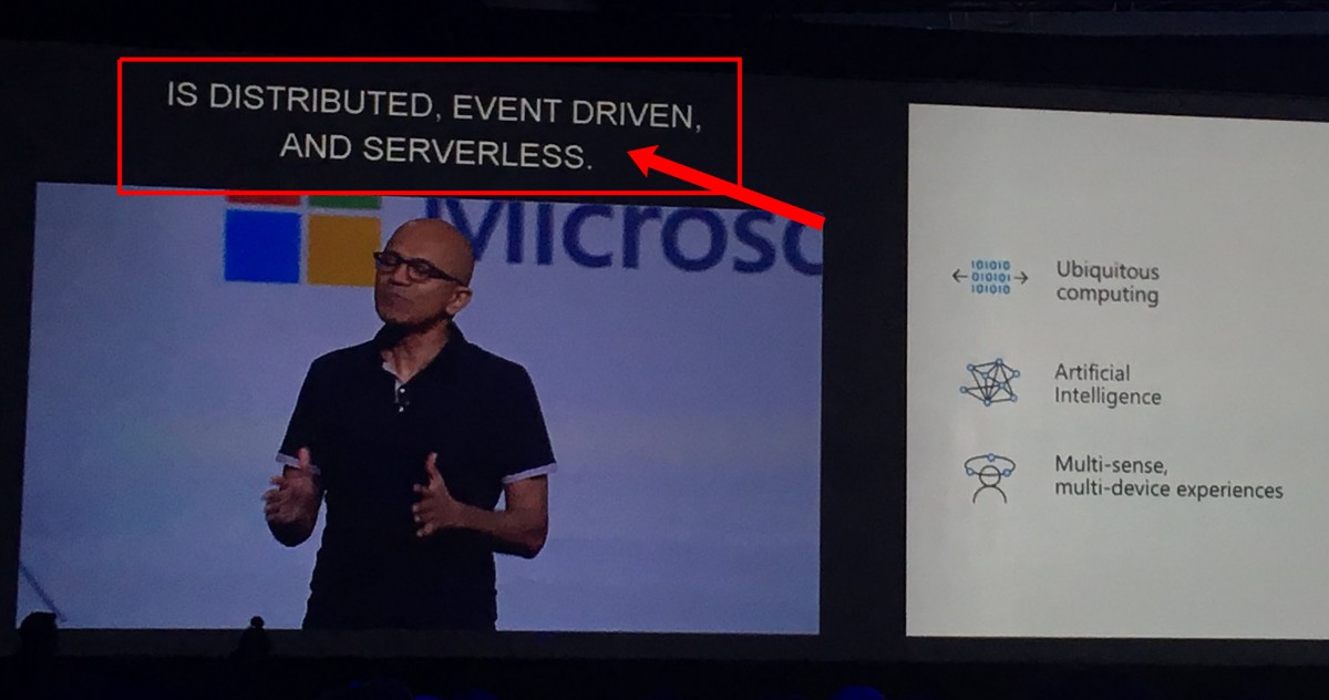 Satya Nadella and live captioning at work