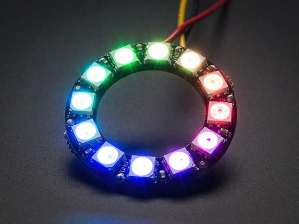 Adafruit Neopixel ring (image: https://www.adafruit.com)