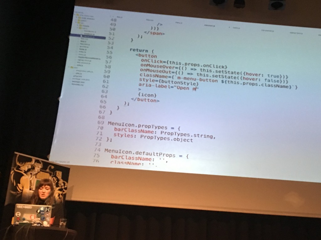 Marcy Sutton live coding