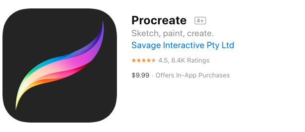 Procreate in App Store