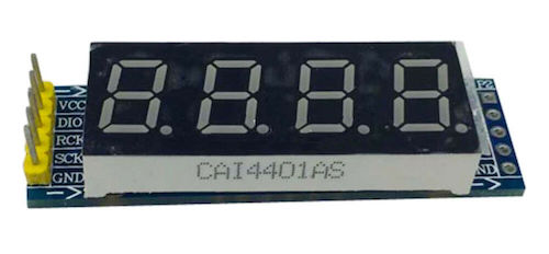 TM1637 4-digit-7-segment display