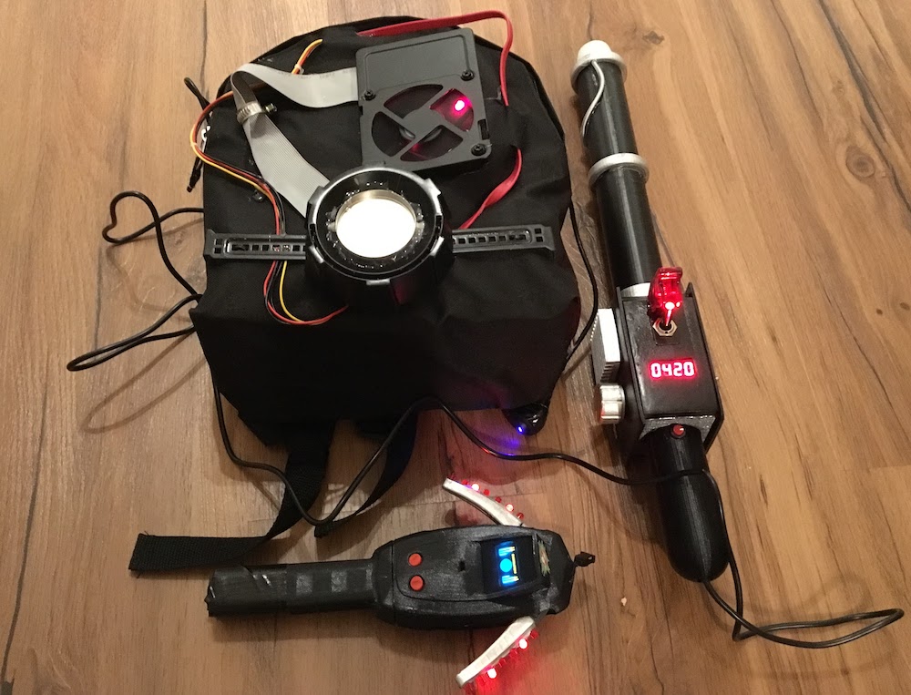 Ghostbusters Proton Pack and PKE Meter