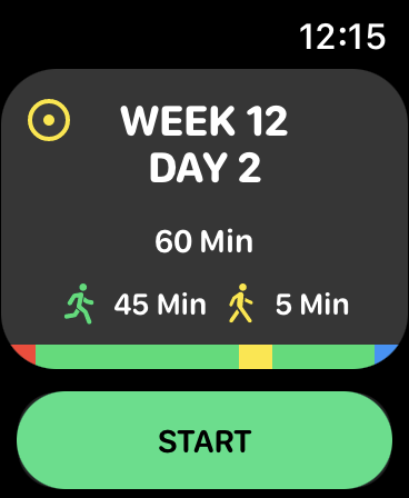 The Apple Watch 10K Runner app