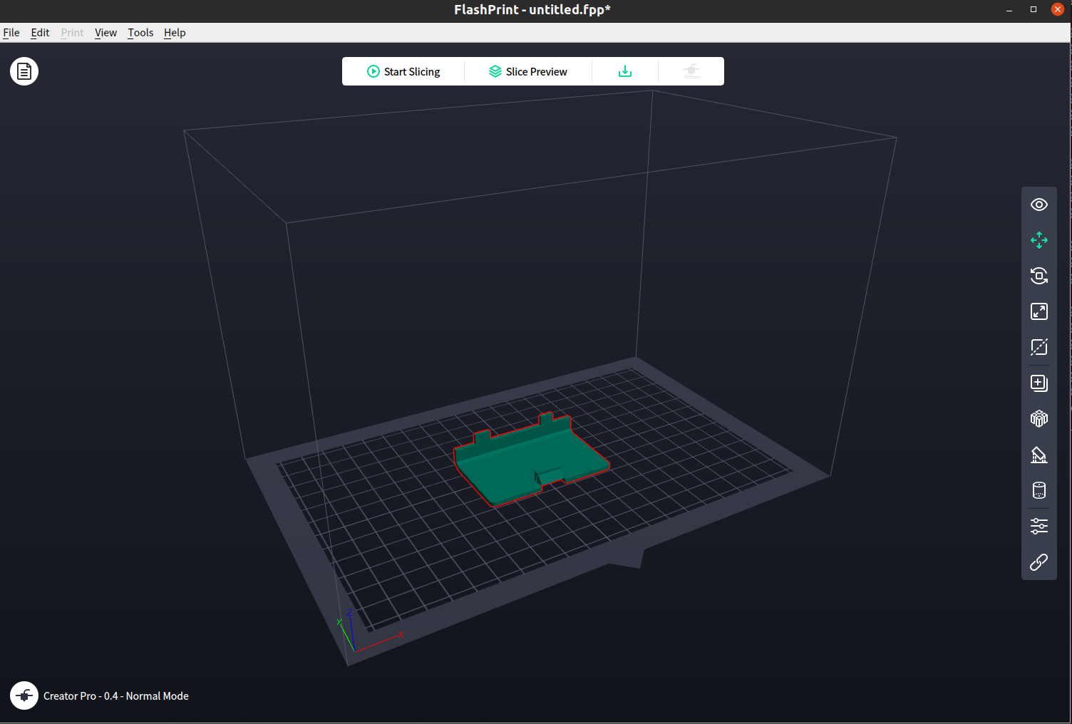 The battery cover 3D printing model