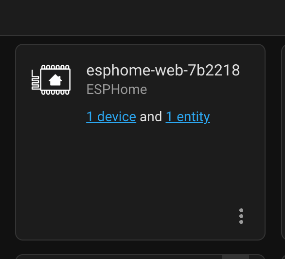 The ESPHome integration