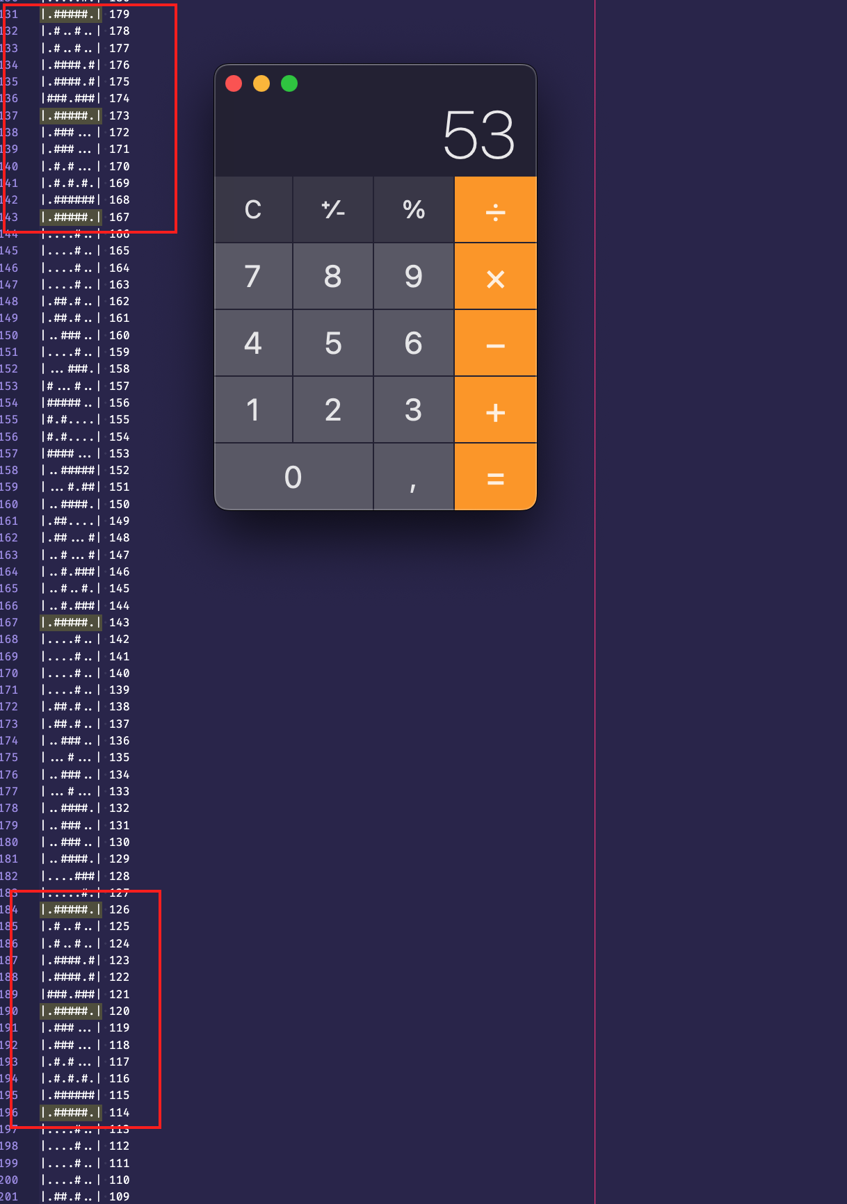 Looking for patterns in the Tetris pieces