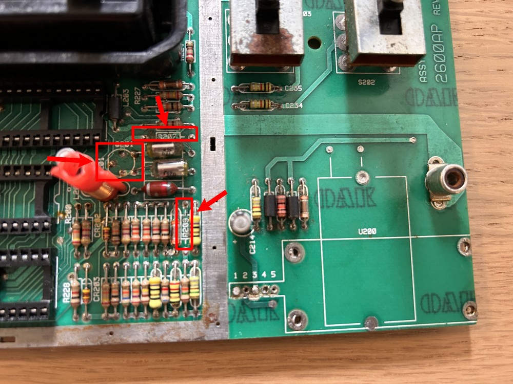 The removed electronic components