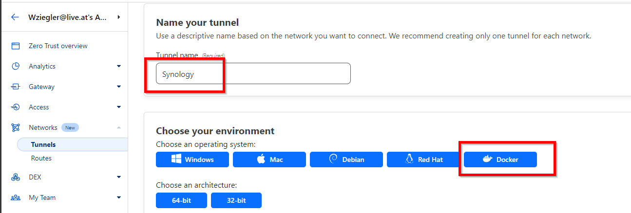 Configuring the Tunnel