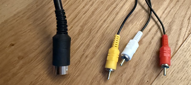 DIY DIN to AV cable